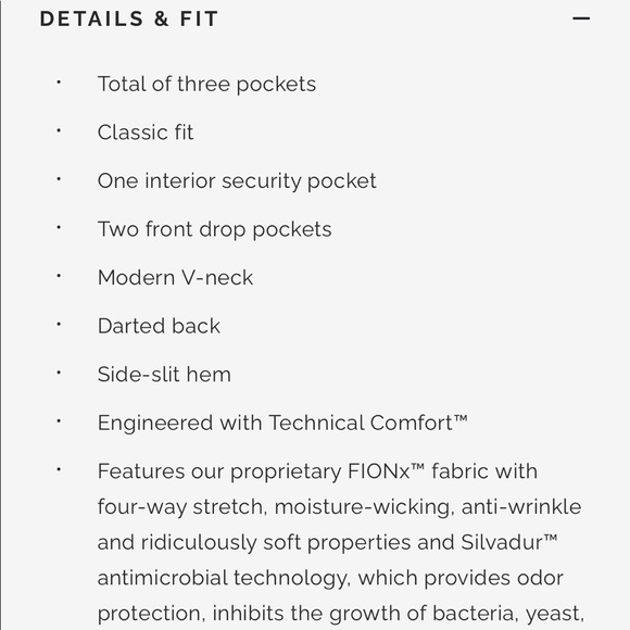 Denim Casma Three-Pocket Scrub Top - Picture 4 of 5